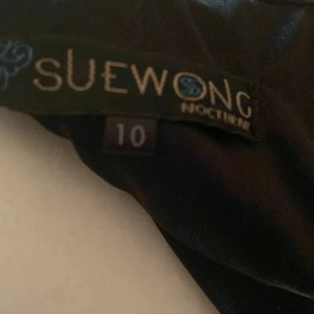 Sue Wong nocturnal black formal gown size 10 - Picture 16 of 17